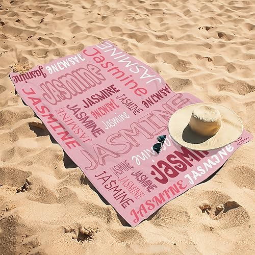 Vista 194 de Toalla de playa, toallas de playa personalizadas para niños, toallas de playa para adultos y niños, microfibra de secado rápido, toallas de playa