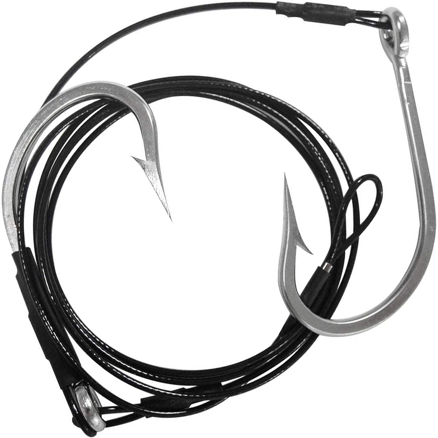 FUSIGO Shark Fishing Rigs, Stainless Steel Fishing Hooks