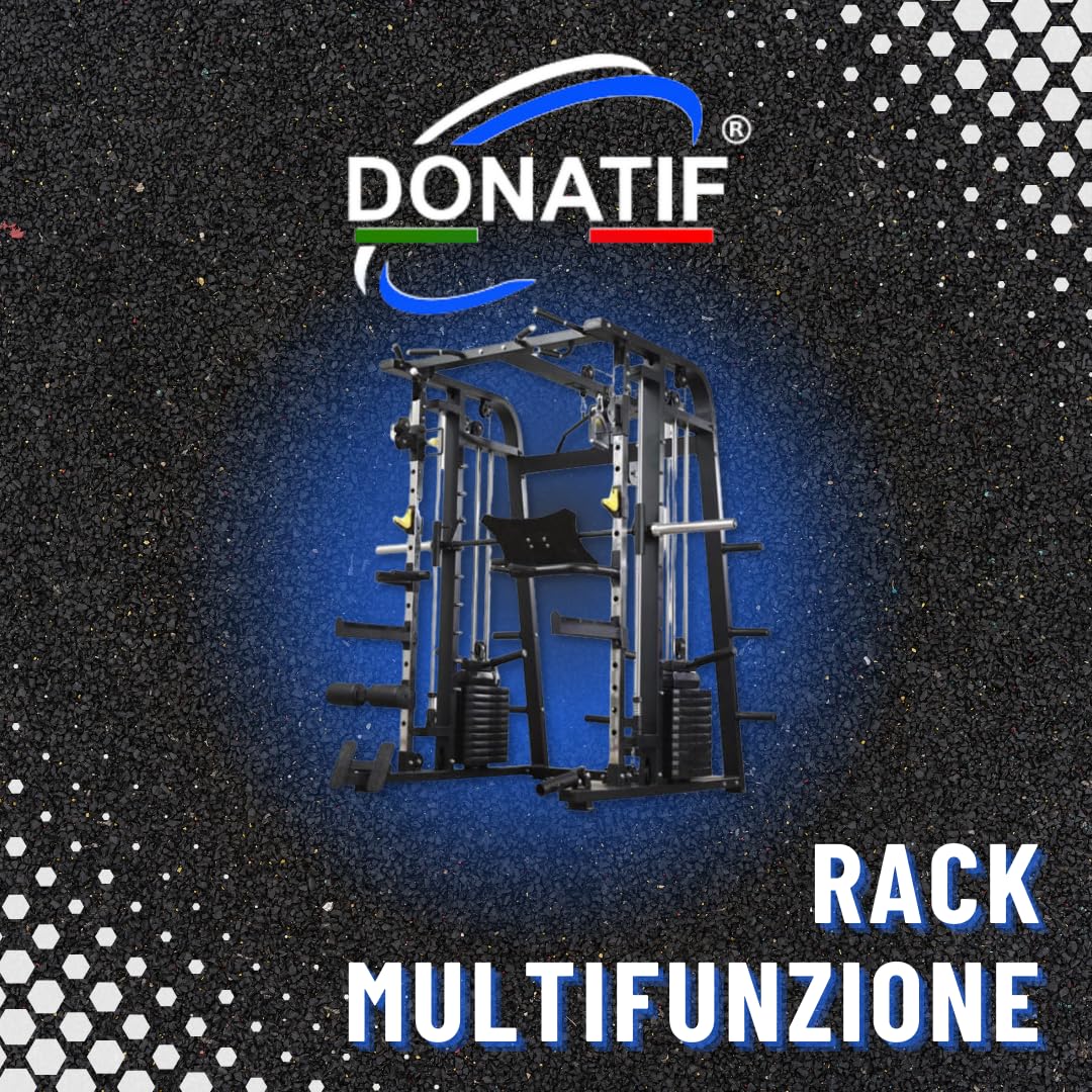 Power Rack - Rack Musculación - Maquina Multifuncion Musculacion - Banco Musculación - Gym en Casa - Barra Dominadas - Pesas - Pesas Ajustables - Barra Pesas - Pesas y Mancuernas