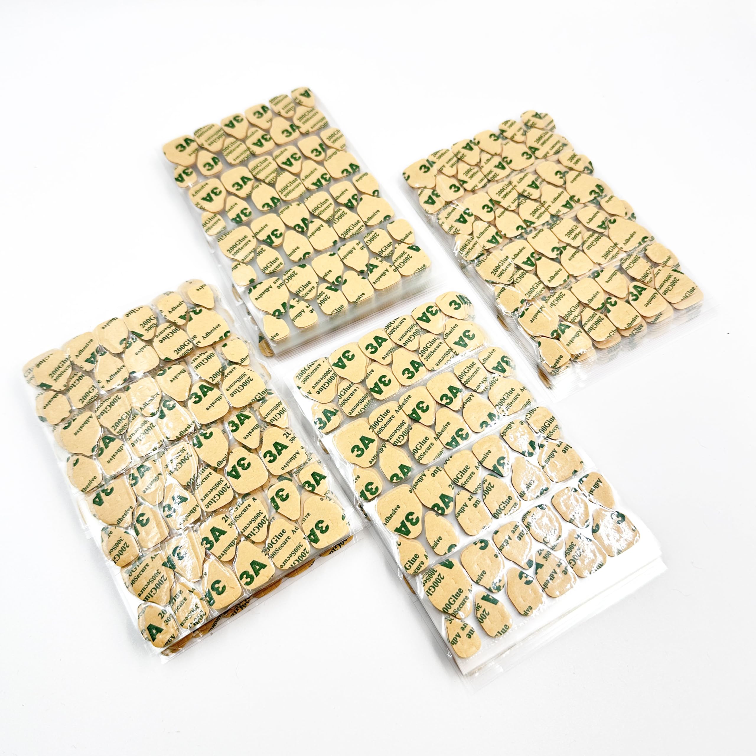 *Yacing31* 10 Sheet Nail Adhesive Tabs Double Side Jelly Glue for Press on Nail,Waterproof & Ultra-Strong Nail Glue Sticker kit (240 pcs)