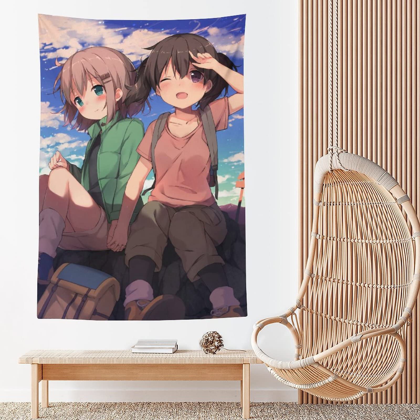 Amazon.co.jp: タペストリー ヤマノススメ 雪村あおい 倉上ひなた 