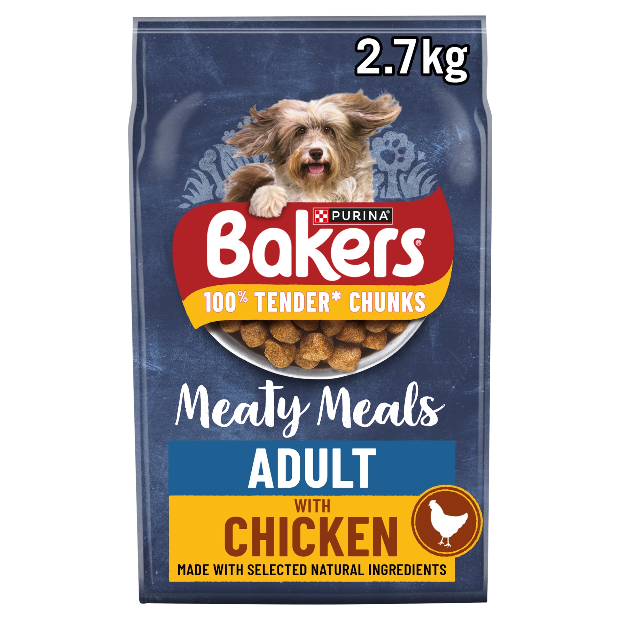 Bakers - Adult Dog Food - Chicken and Country Vegetables - 2.7kg