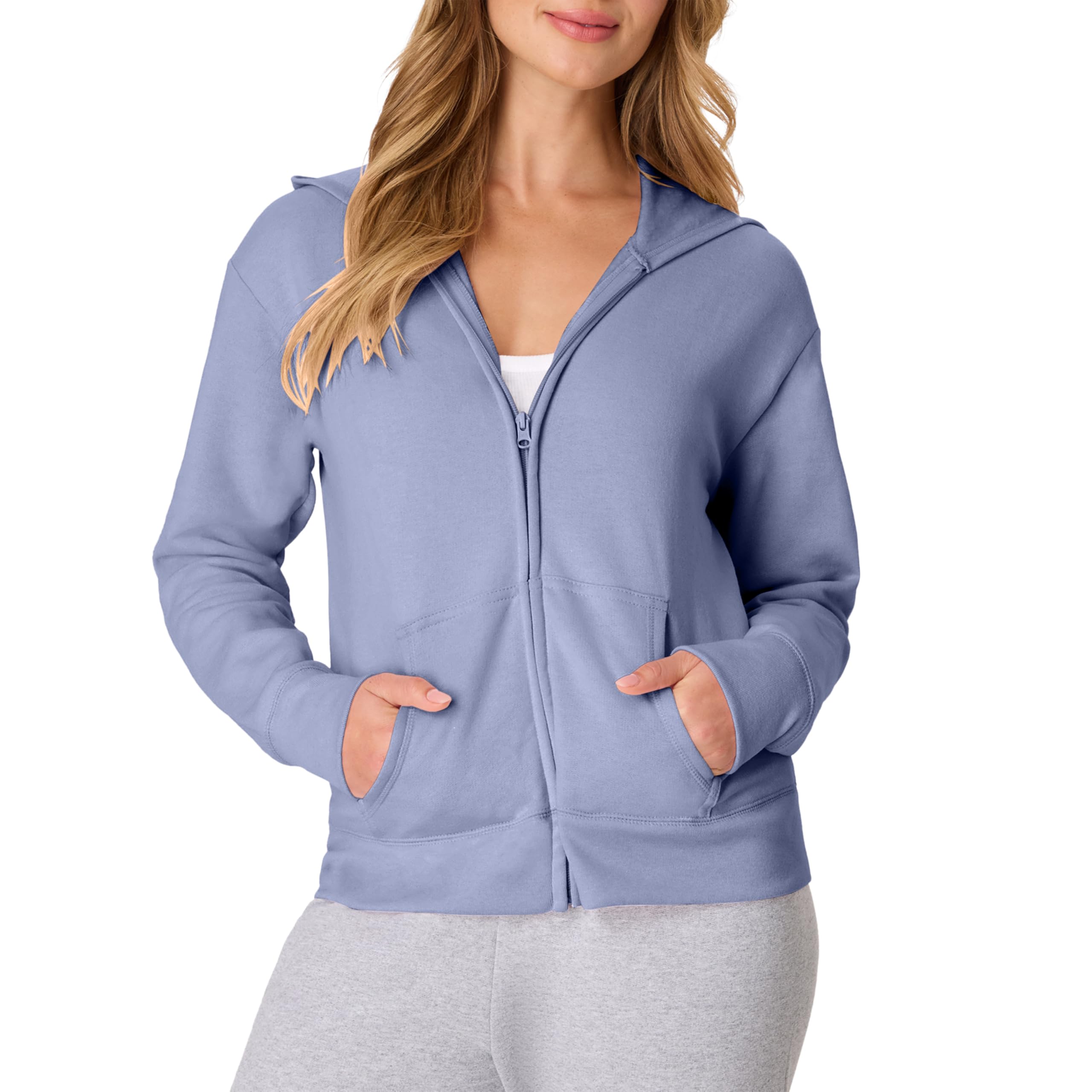 Hanes Womens EcoSmart Zip
