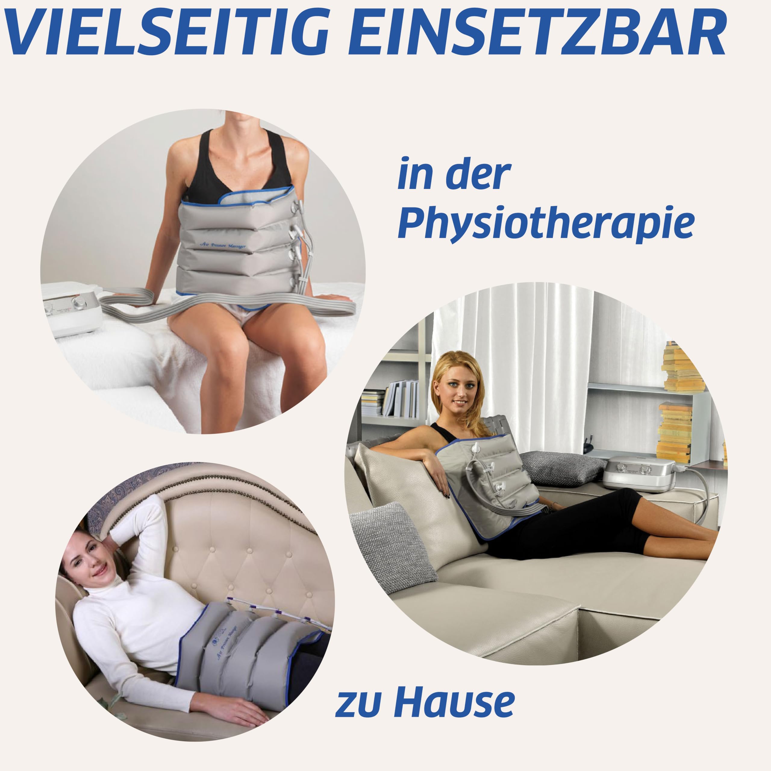 Fascia addominale per drenante linfatico Vitalymph – adatta per uso domestico e fisioterapia