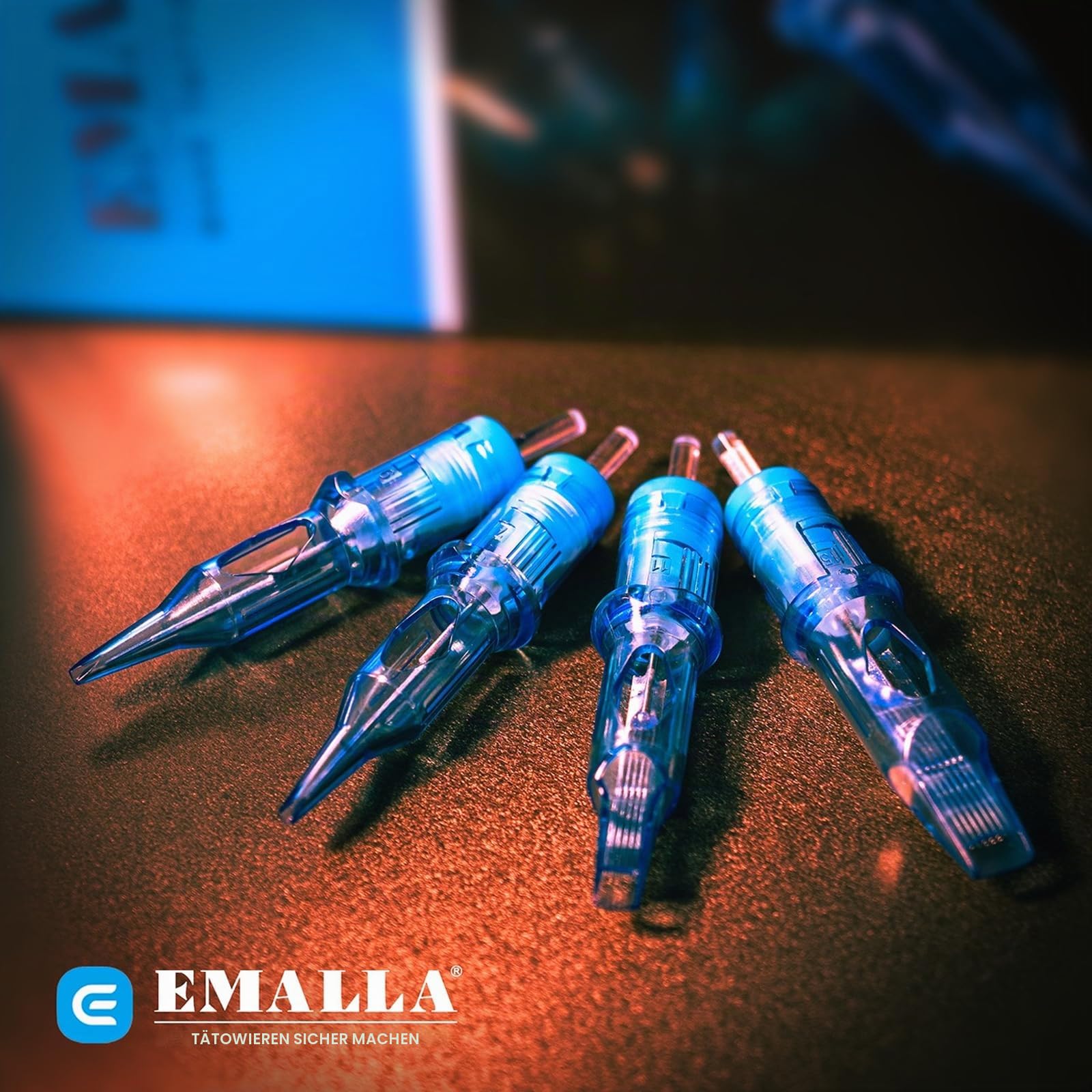 EMALLA ELIOT Tattoo Cartridges Nadeln 20 Stück #08 3RLL Runder Liner Nadeln Set Kartuschennadeln für Tattoo Pen Maschine Set