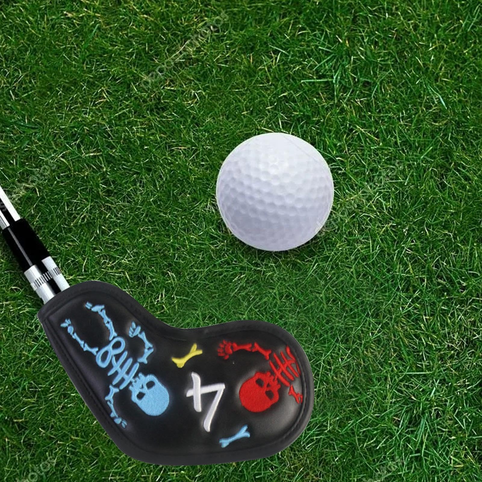 Golfschläger-Schlägerkopfhüllen-Set, Schlägerkopfhüllen aus Leder | Golf