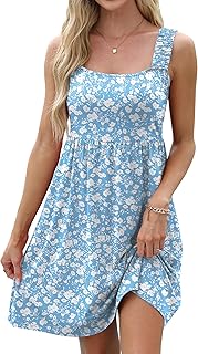 Sponsored You’re seeing this ad based on the product’s relevance to your search query.Learn more about this advertisement TIANZHU Women's Dresses Square Neck Lightweight Boho Holiday Midi Dress for Party and Wedding Size 8-22