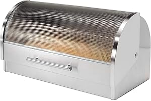Stainless Steel Roll Top Bread Box: The Ultimate Kitchen Countertop Companion