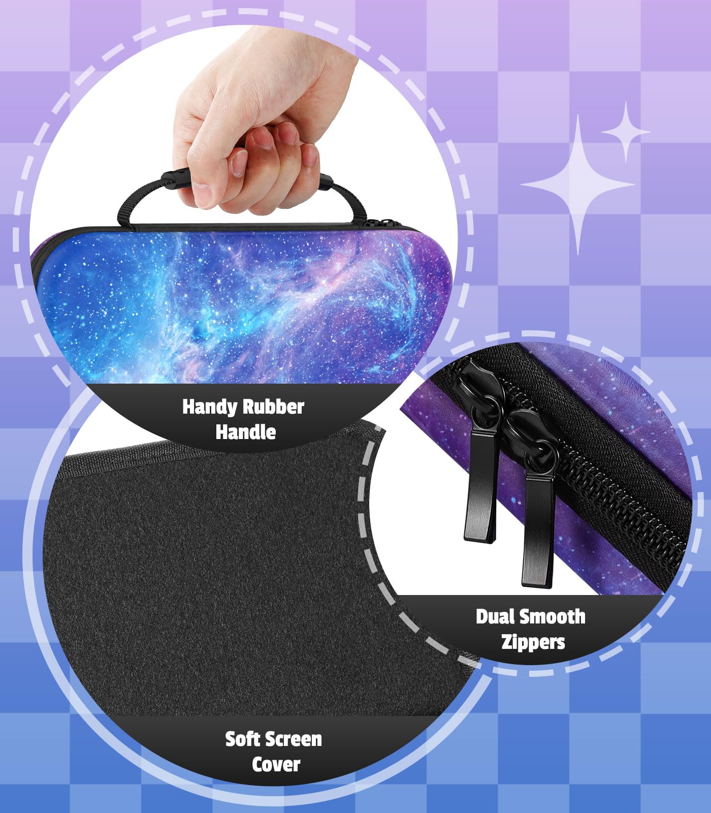 MoKo Funda para Nintendo Switch 2 2025, Funda Protectora Rígida Portátil de Viaje con para 10 Cartuchos, Estuche de Transporte para Consola Nintendo Switch 2 y Accesorios — view 7