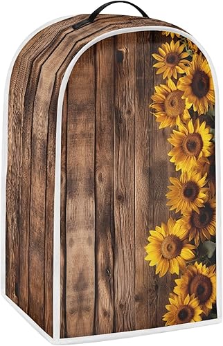 HUISEFOR Lindas Fundas de Licuadora con Girasol para Electrodomésticos de Cocina, Funda Protectora Lavable Anti Salpicaduras para Licuadora,