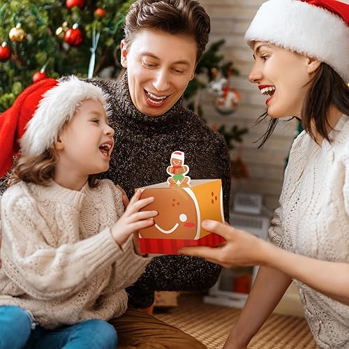 Miniatura 6 de Yeaqee 32 cajas de regalo de Navidad 3D, cajas de regalo de Navidad, cajas de regalo de Navidad, cajas de regalo de Navidad, latas de galletas,