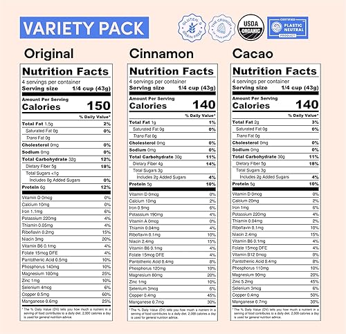 Vista 21 de Lil Bucks Granos germinados de trigo sarraceno crudo, granola sin granos (ORIGINAL, 1 paquete)