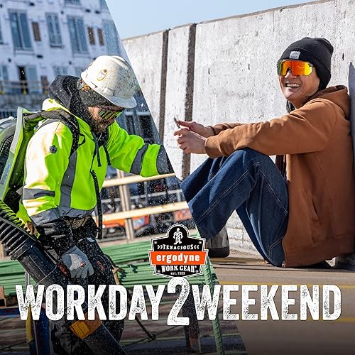 Miniatura 2 de Ergodyne Skullerz AEGIR - Lentes de sol de seguridad, lentes espejados, ANSI z87.1