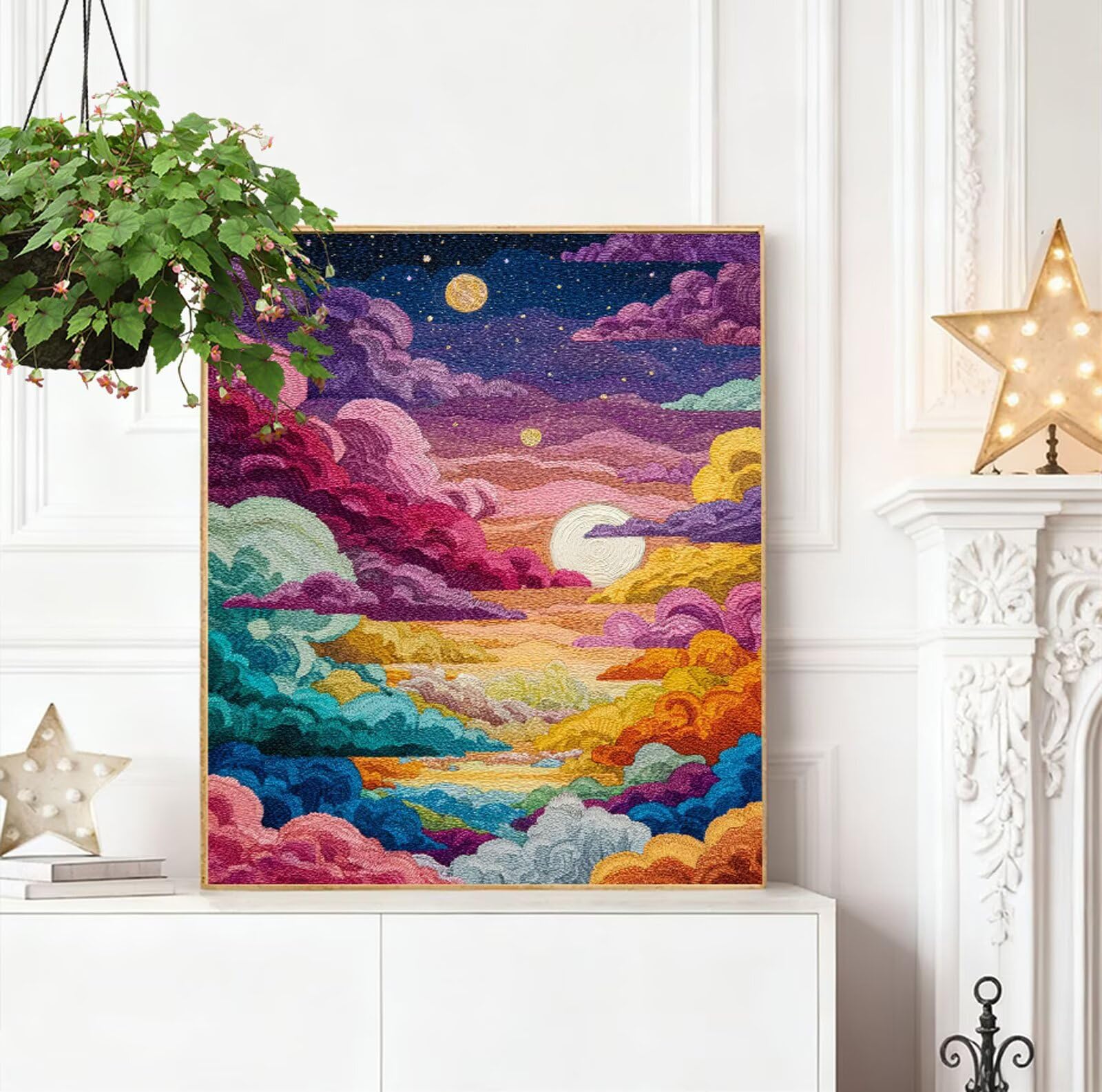 Diamentowe malowanie krajobraz diamentowy reflektor 100 x 150 cm malowanie diamentowe DIY kryształ haft krzyżykowy obraz diament rzemiosło dla dorosłych, rysunek diamentowy oryginalne prezenty dla