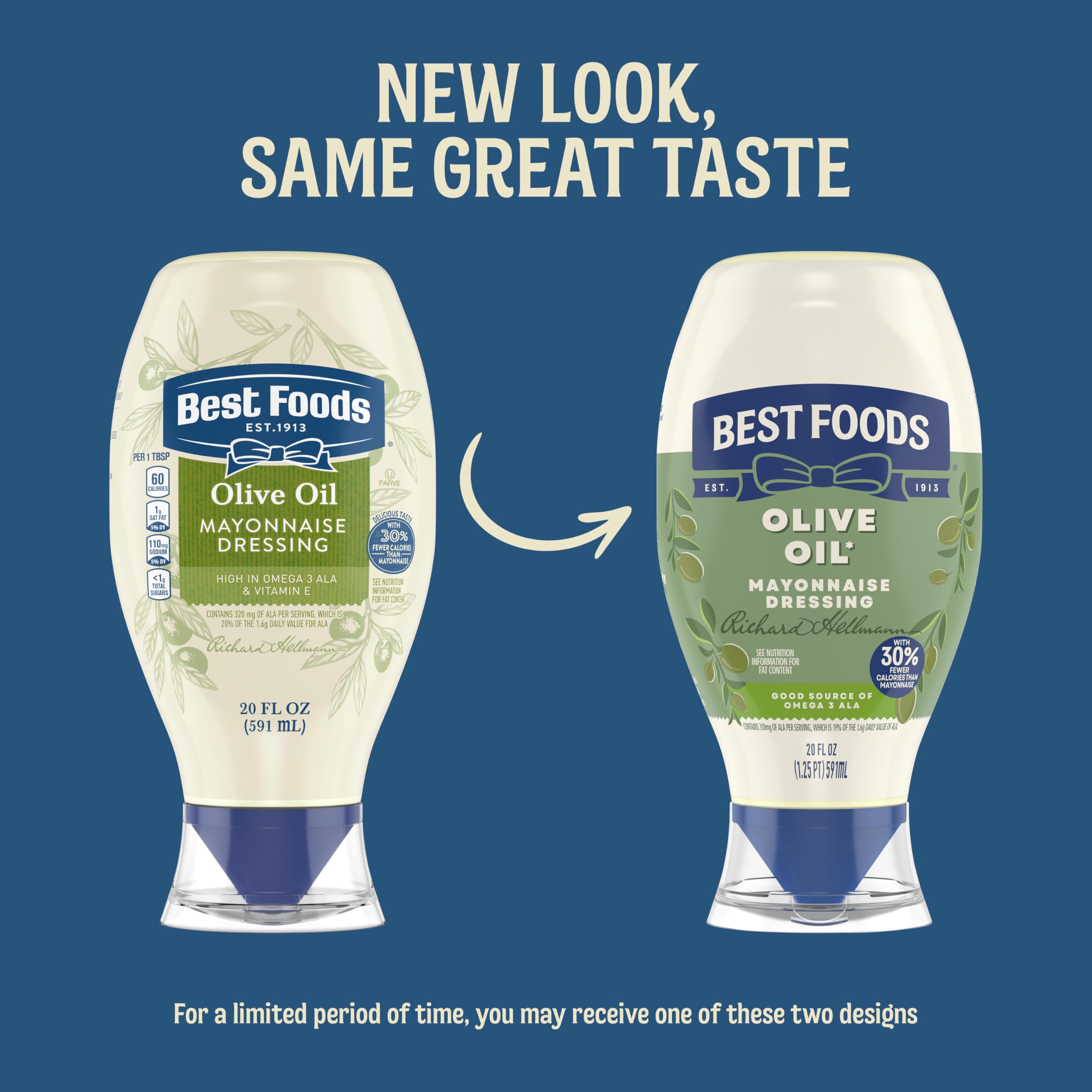 Amazon.com: Best Foods Mayonnaise Dressing Olive Oil Mayo Squeeze Condiment for Simple Meals Rich in Omega 3-ALA 20 oz : Home & Kitchen Amazon.com: Best Foods Mayonnaise Dressing Olive Oil Mayo Squeeze Condiment for Simple Meals Rich in Omega 3-ALA 20 oz : Home & Kitchen