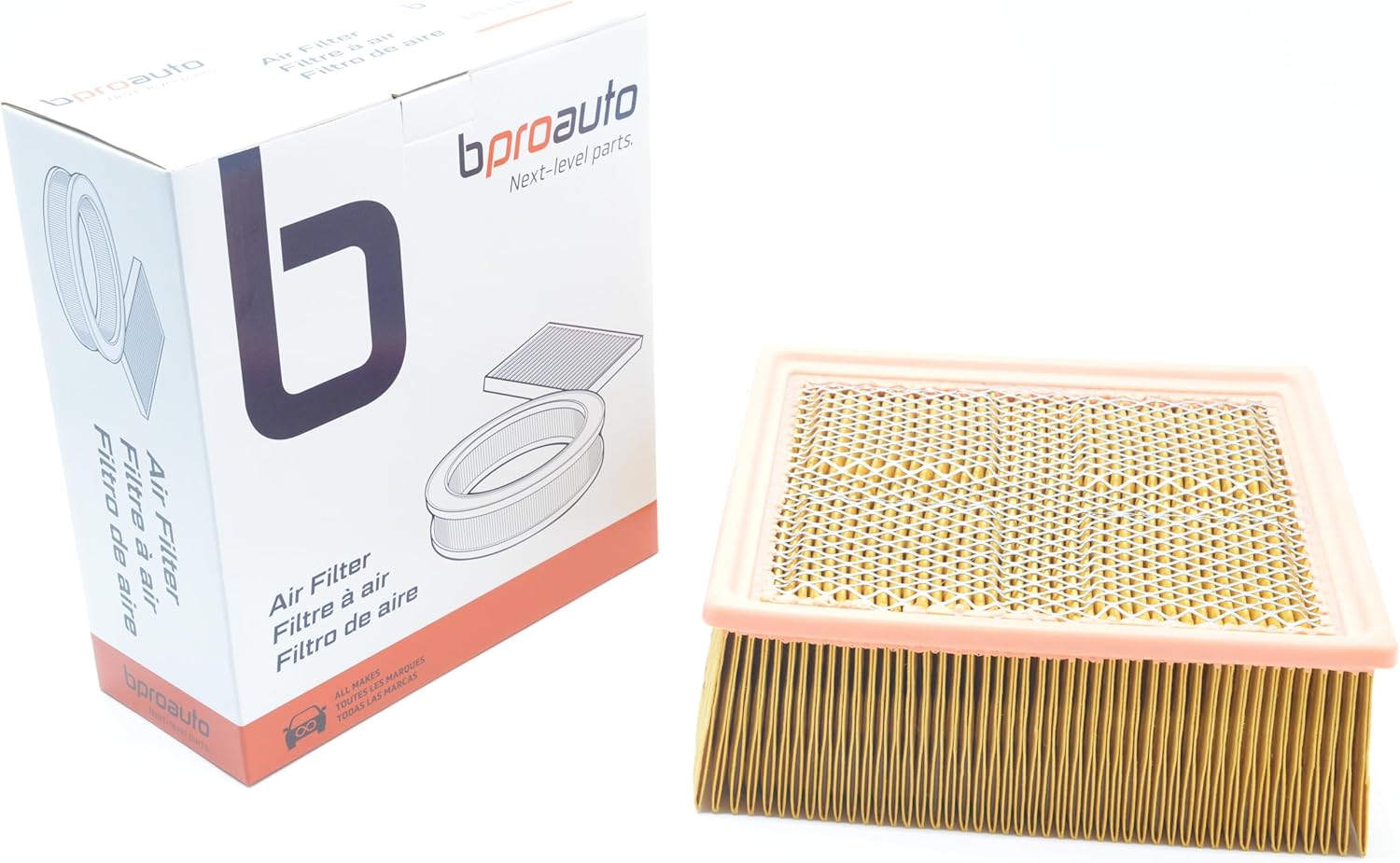 1BP00507AB Engine Air Filter compatible with Dodge Ram 2500 2010-2007, Ram 3500 2010-2007, Ram 4500 2010-2008, Ram 5500 2010-2008, Ram 2500 2024-2011, 3500 2025-2011