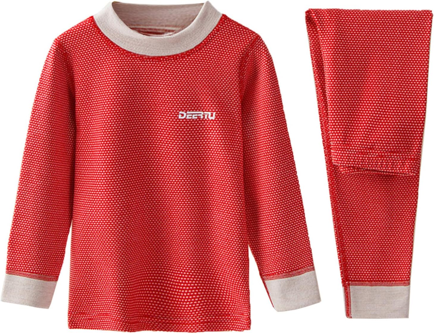 Hansber Kids Boys Girls Thermal Underwear Set Fall Winter Warm Base Layer Long Johns 2 Piece Outfits