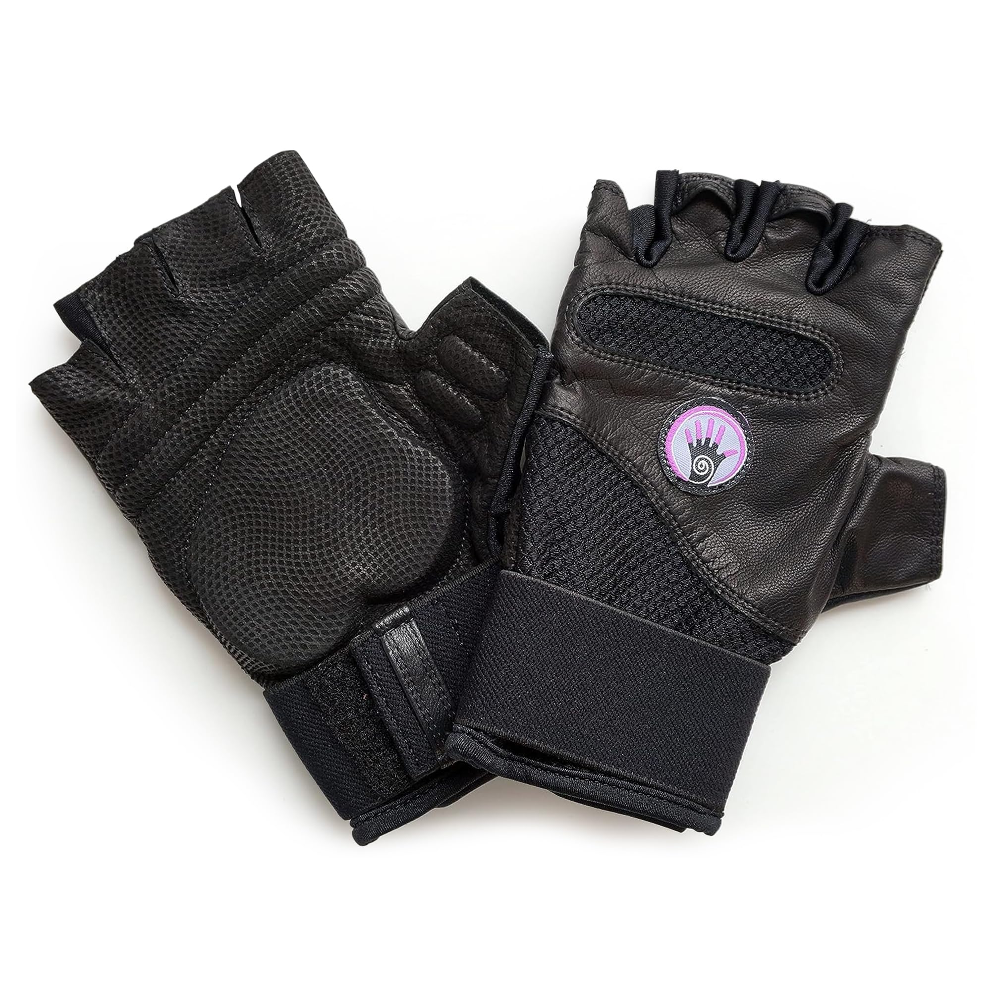 WAGs Fusion Fitness Fingerless Gloves for Gym Workout & Training, Gym Equipment, Workout Gloves Women /Men Use with Patented Ergonomic Gel Pad, Small