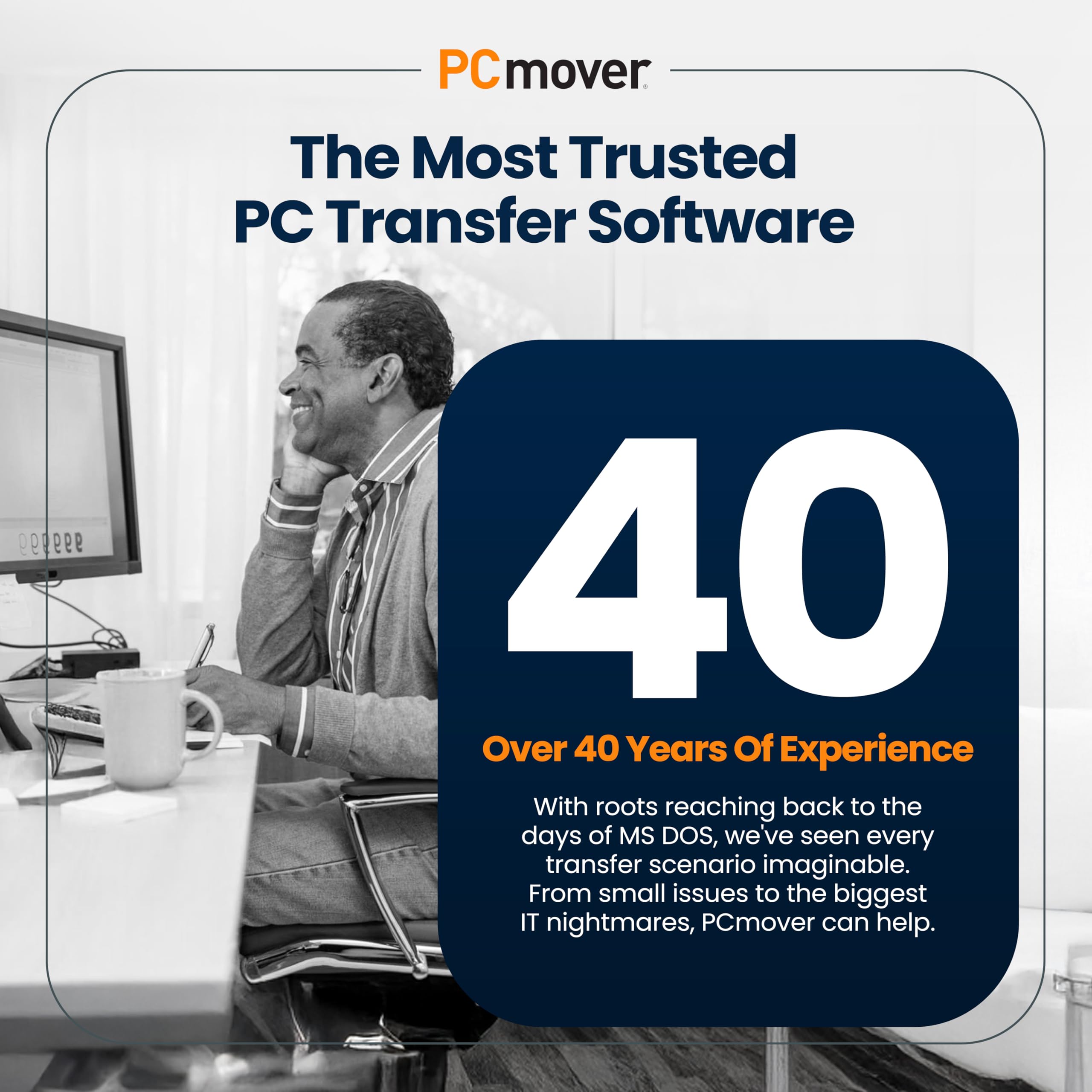 Laplink PCmover Professional – Verschieben Sie Ihre Anwendungen, Dateien und Einstellungen von einem alten PC auf einen neuen PC – Datenübertragungssoftware – Lizenz für 1 Verwendung