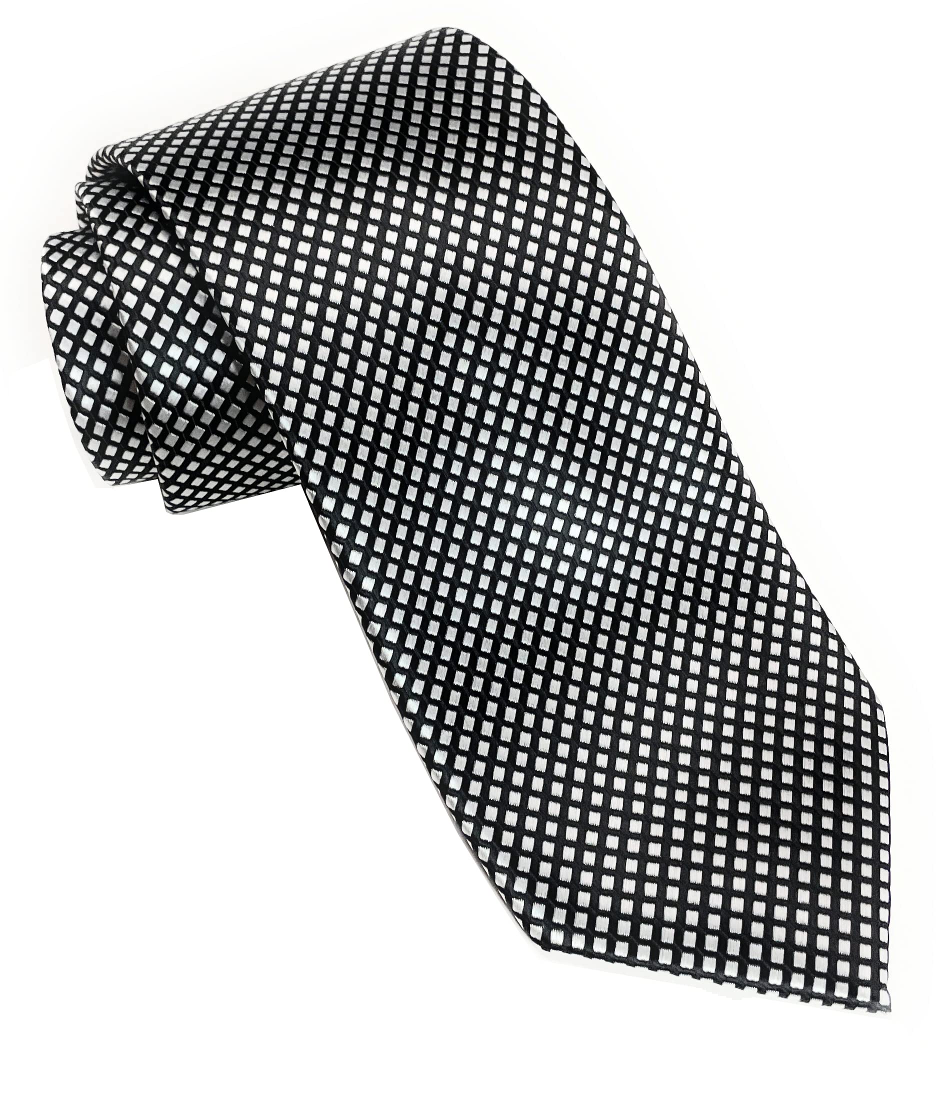 Scott Allan Collection Gingham Plaid Ties for Men - Woven Necktie