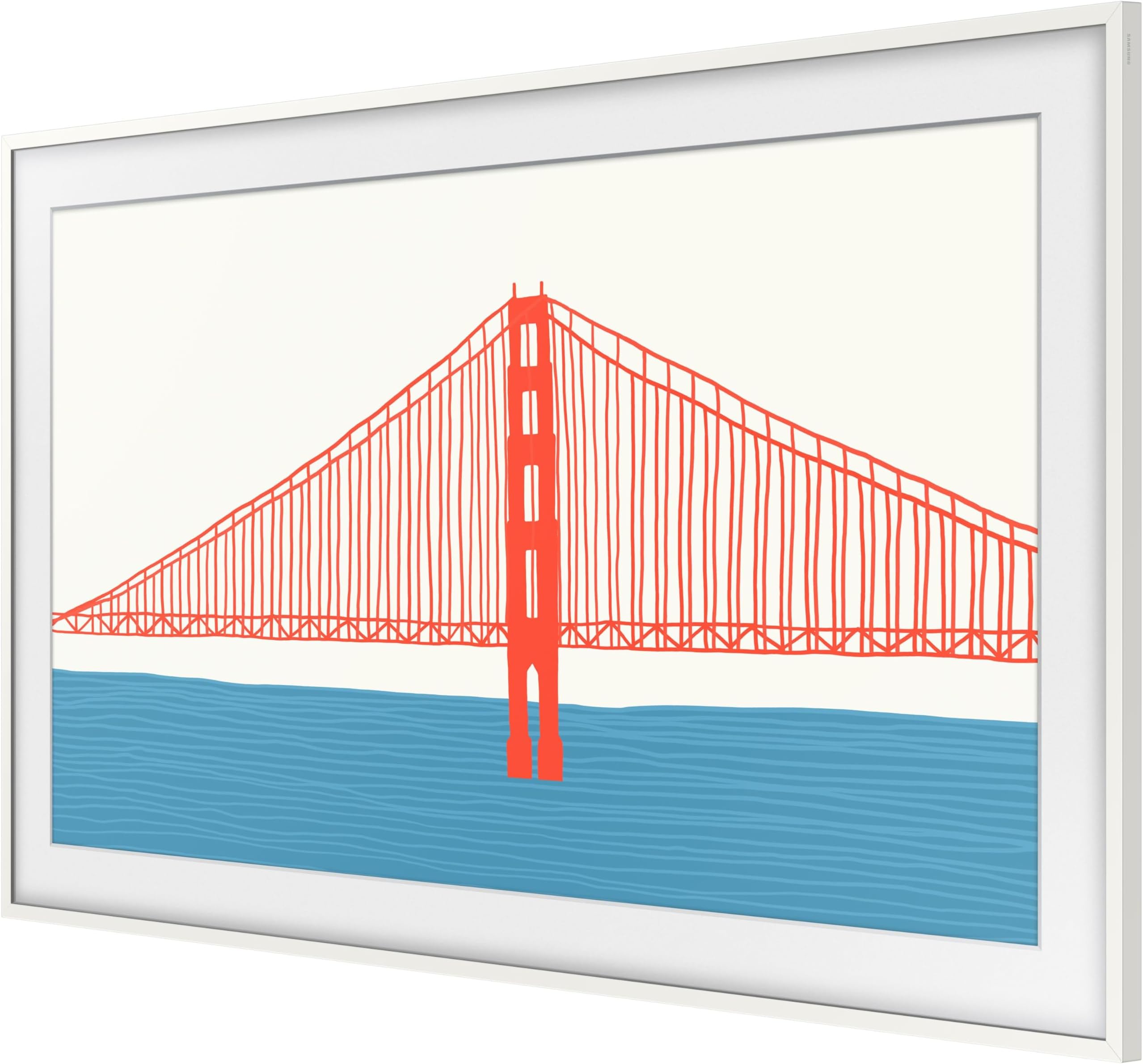Samsung The Frame Frame 43 Inch (VG-SCFA43WTBXC) in Modern White [2021]