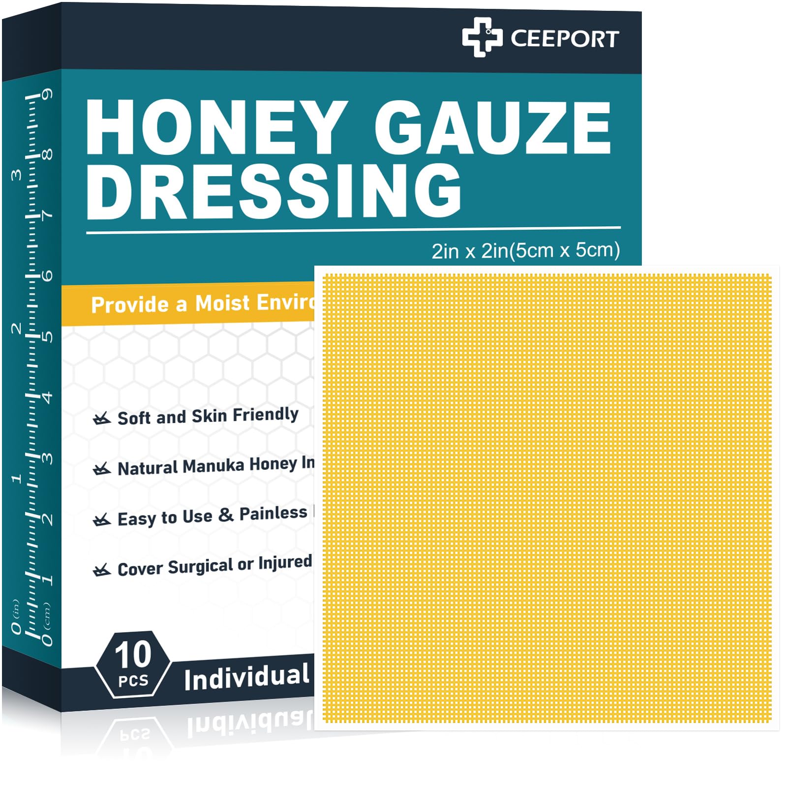 Ceeport Manuka Honey Gauze Wound Dressing