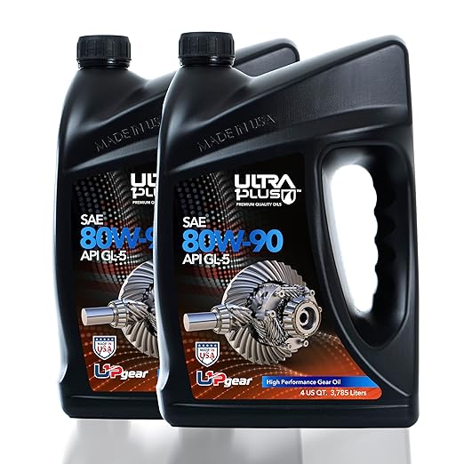 ULTRA 1PLUS 80W-90 Gear Oil API GL-5-2 Gallon, 16 pounds, Automotive Gear Oil, Lubricates Gears in Differentials & Manual Transmissions