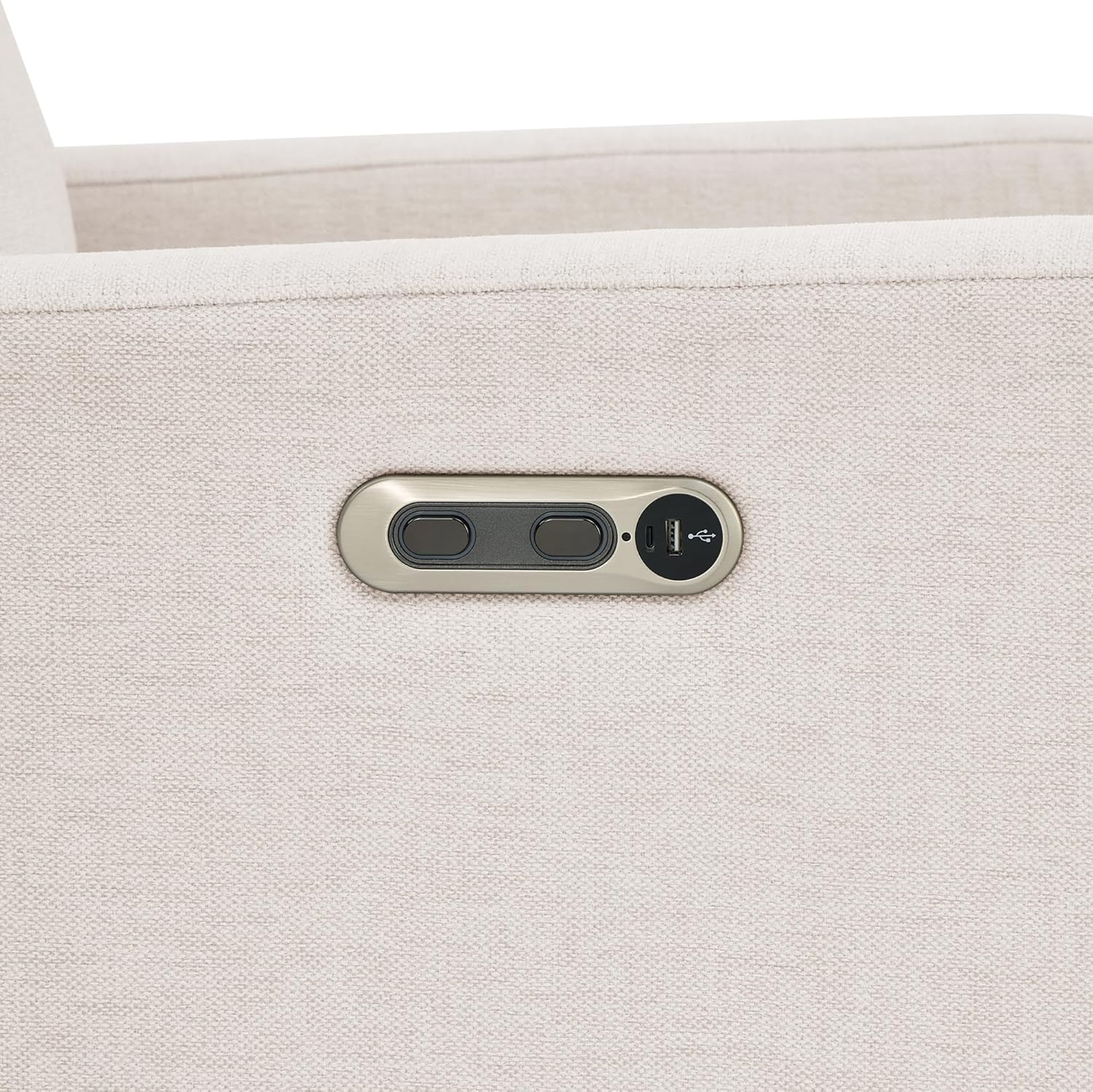 Delta Children babyGap Harlowe Power Recliner with USB-A and Type-C Ports Greenguard Gold Certified – Stain-Resistant Performance Fabric is Oeko-TEX Standard 100 Certified, Sand image 16 of 16 B0DYVVYMRL