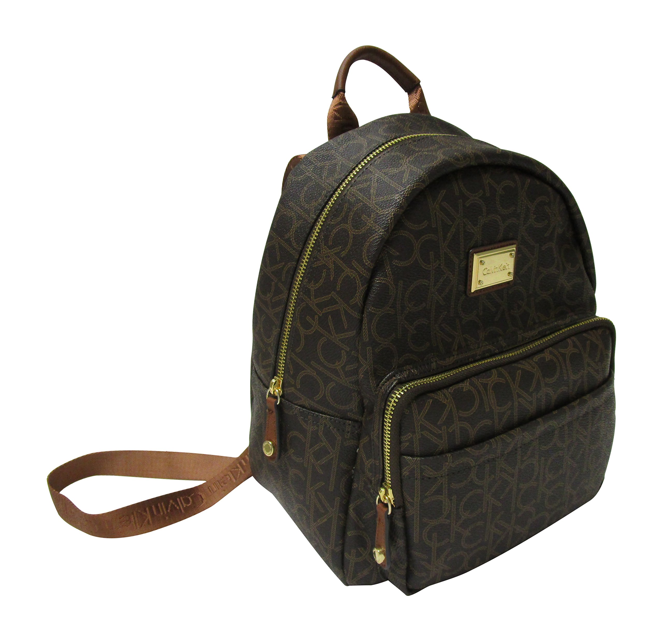 leather backpack with initials