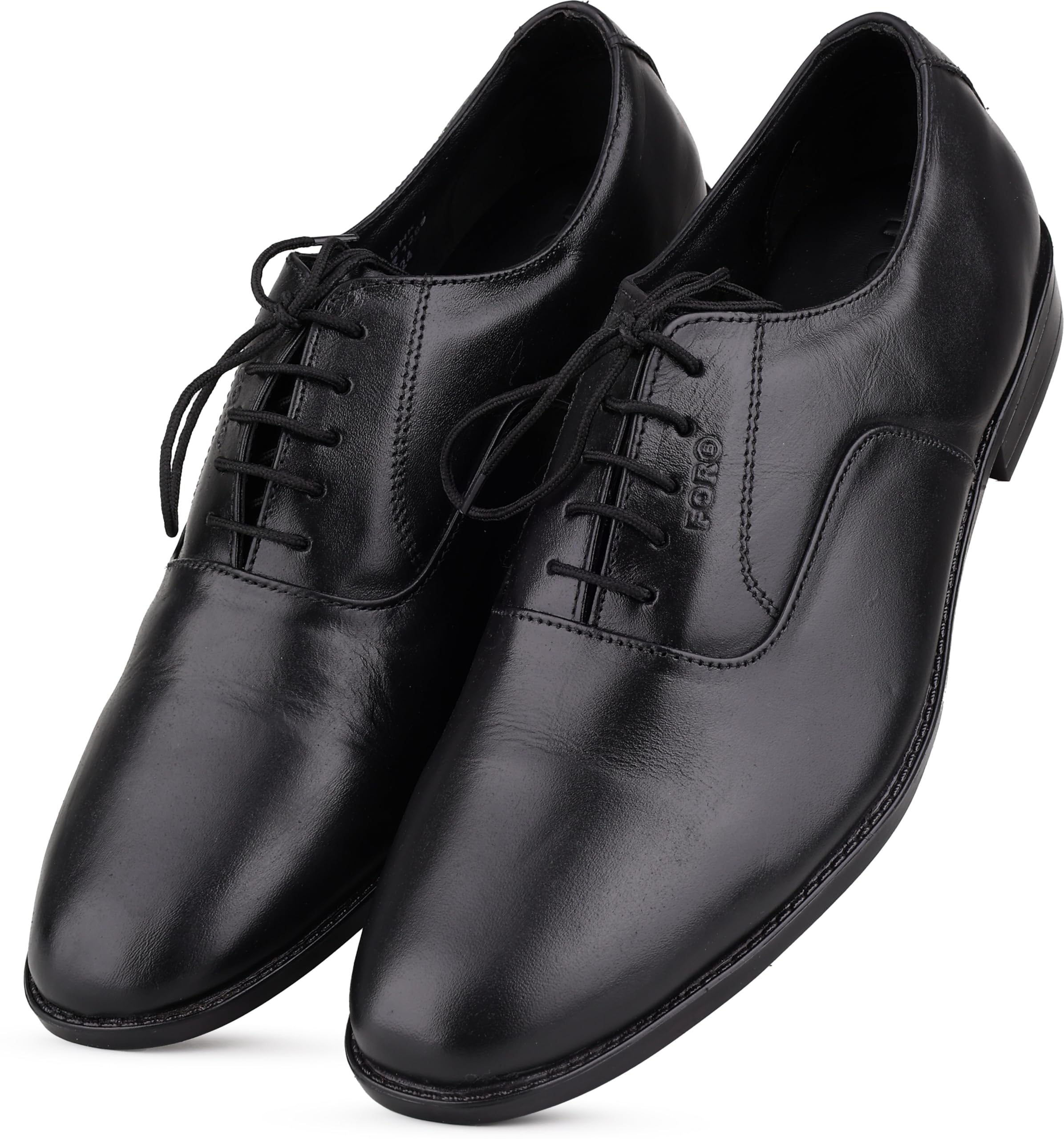 Men's Genuine Leather Black Round Toe Classic Formal Oxford Shoes BHK1 UK 8