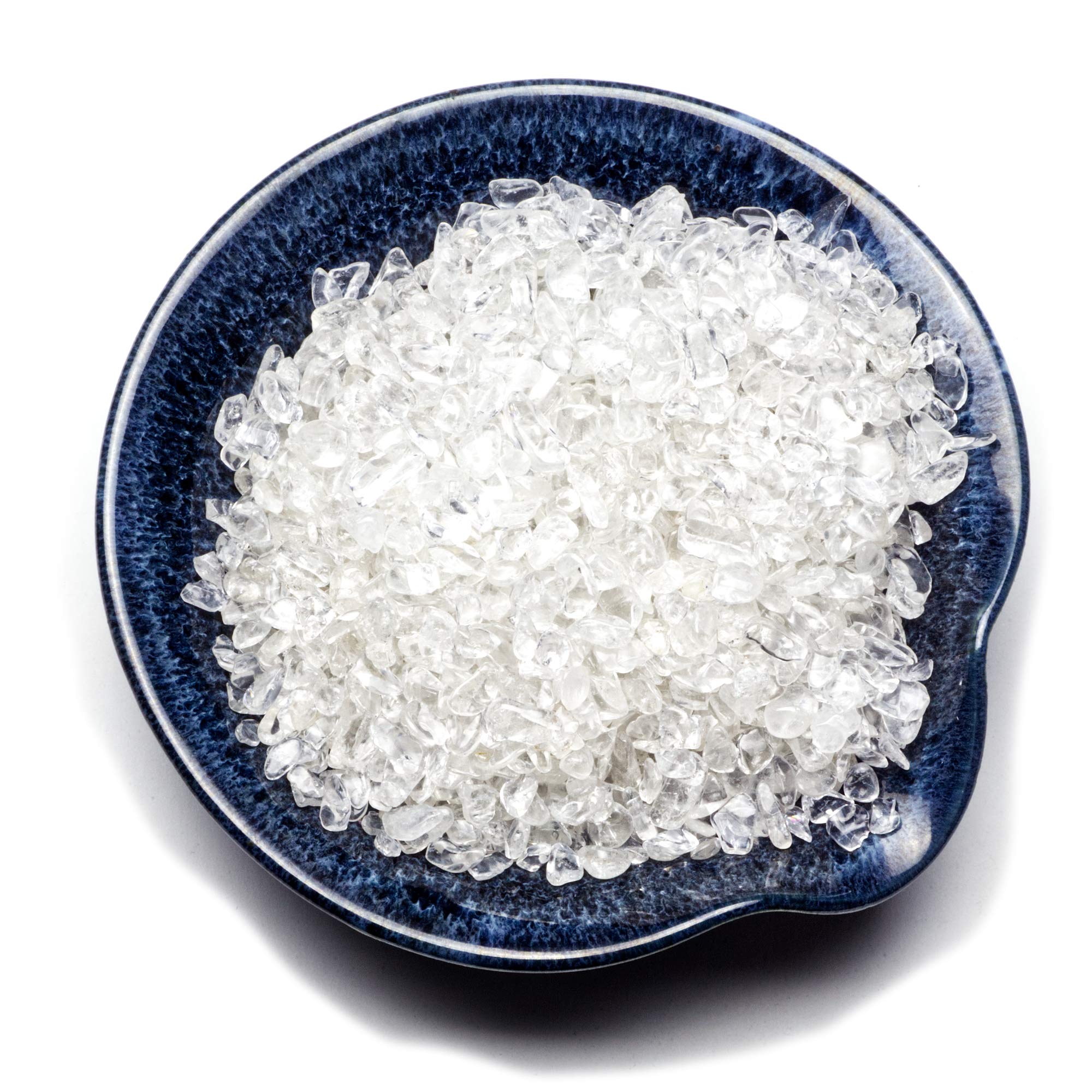 Cherry Tree Collection1/2 Pound Polished Tumbled Gemstone Chips, Pebbles, Crystals for Decoration, Healing, Reiki, Chakra (Quartz)