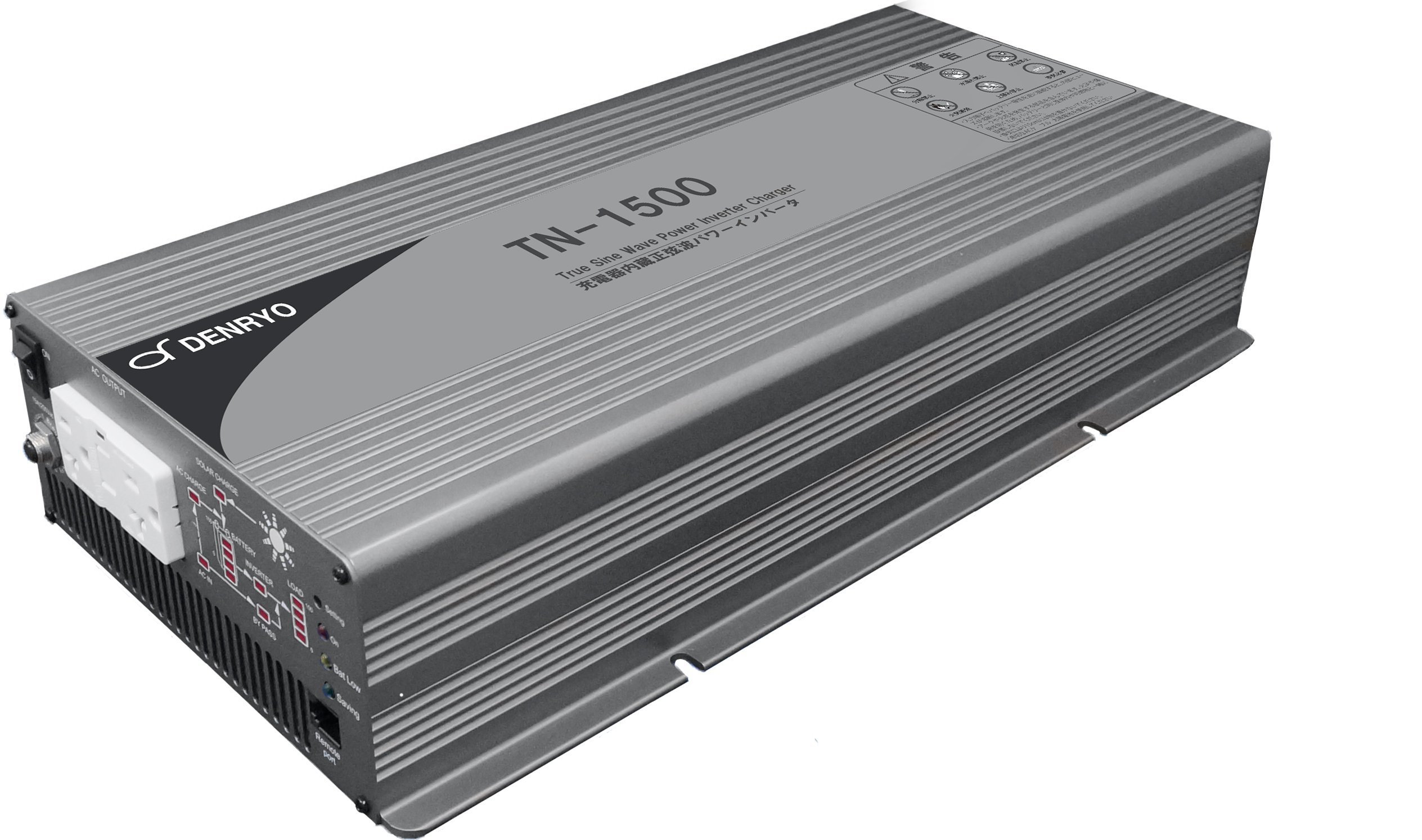Amazon.co.jp: 電菱 正弦波インバータ TN-1500-148F 1500W/48V PWM 