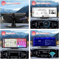 CUQI 10.26" Carplay Android autórádió 4K kamera vezeték nélküli tükrözéssel 7