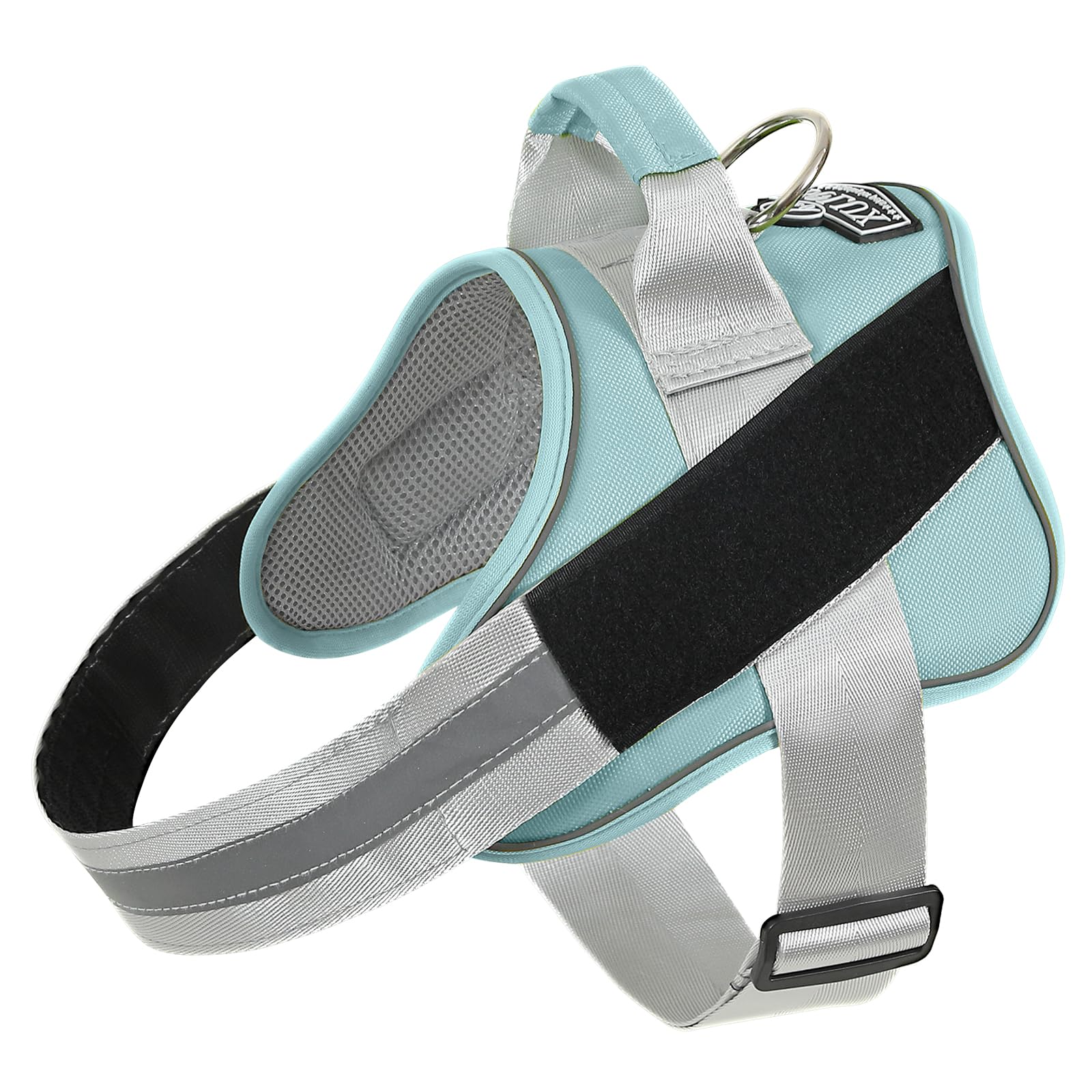 Bolux Dog Harness, No-Pull Reflective Dog Vest, Breathable Adjustable Pet Harness with Handle for Outdoor Walking - No More Pulling, Tugging or Choking