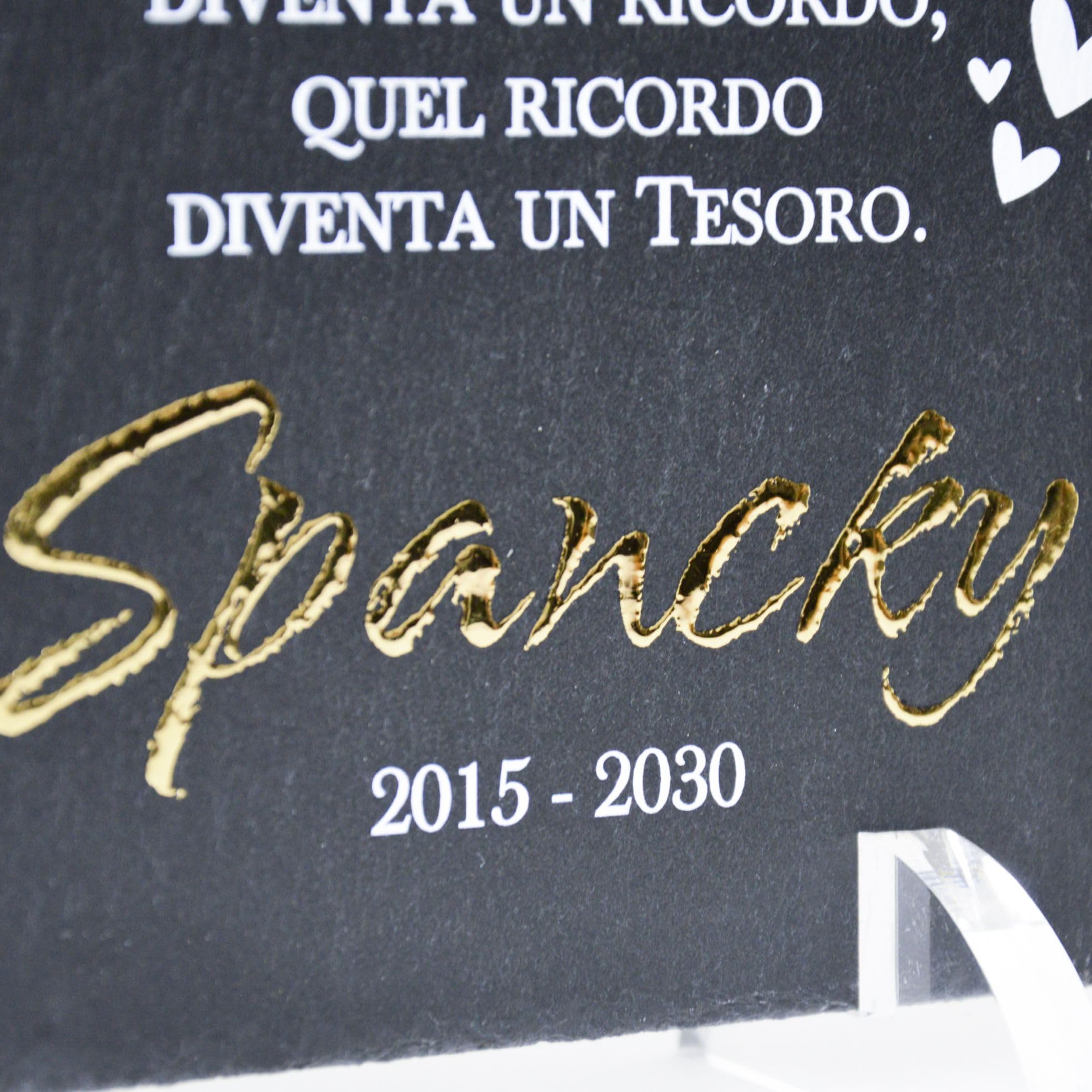 Targa Personalizzata Per Urna Per Cani - Ricorda Il Tuo Prezioso - Foto 4