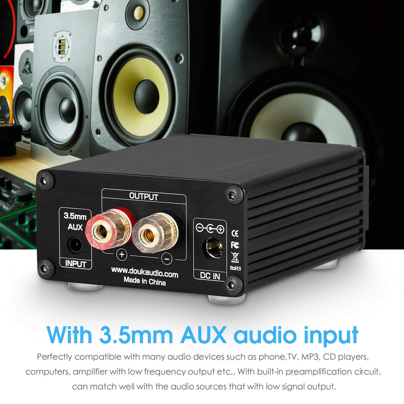 Buy Nobsound 100W Subwoofer Mono Channel Digital Power Amplifier Class