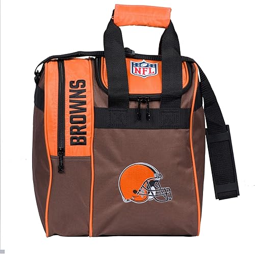 KR Strikeforce Bolsa de mano con licencia oficial de la NFL con compartimento para zapatos