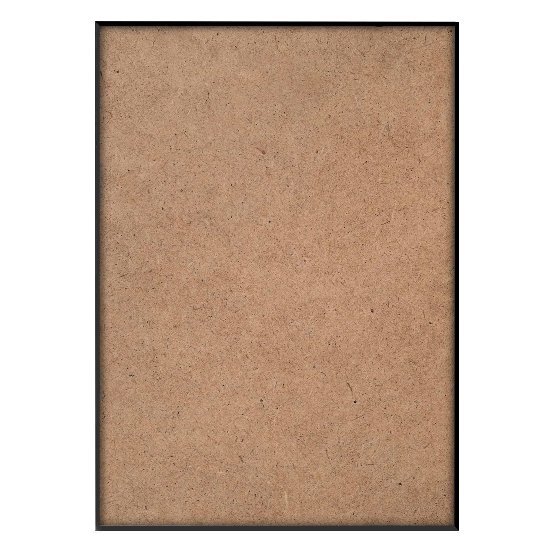 STYLER Bild Diffused 50x70 cm (AUFHÄNGFERTIG) mit elegantem Rahmen – Abstraktes Kunstwerk in Beige Braun Schwarz – Modern Minimalistisch Dekorativ Hochwertig