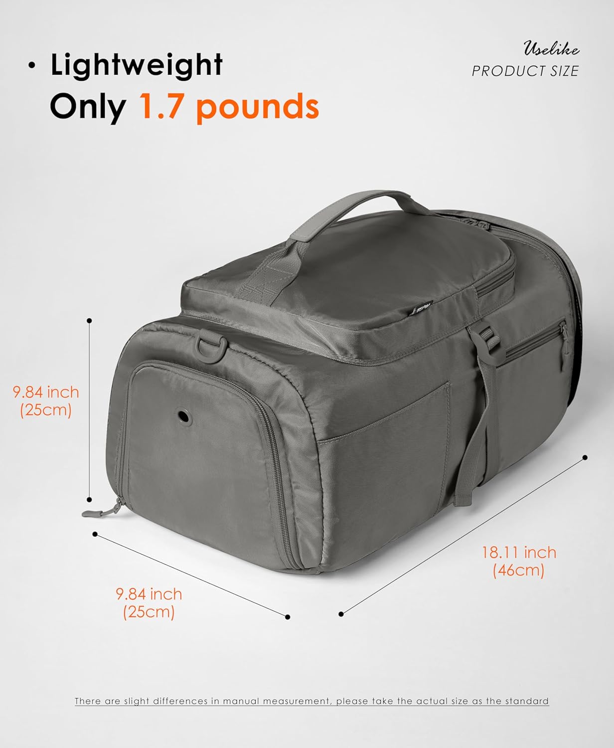 Gym Bag for Women with Shoe Compartment and Wet Pocket Convertible Gym Backpack workout Duffel Bag Multiple Pockets 30L - Image 6