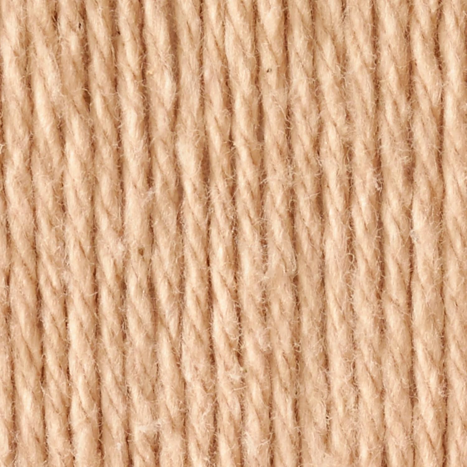 Lily Sugar 'N Cream The Original Solid Yarn, 2.5oz, Medium 4 Gauge, 100% Cotton - Jute - Machine Wash & Dry (Pack of 2)