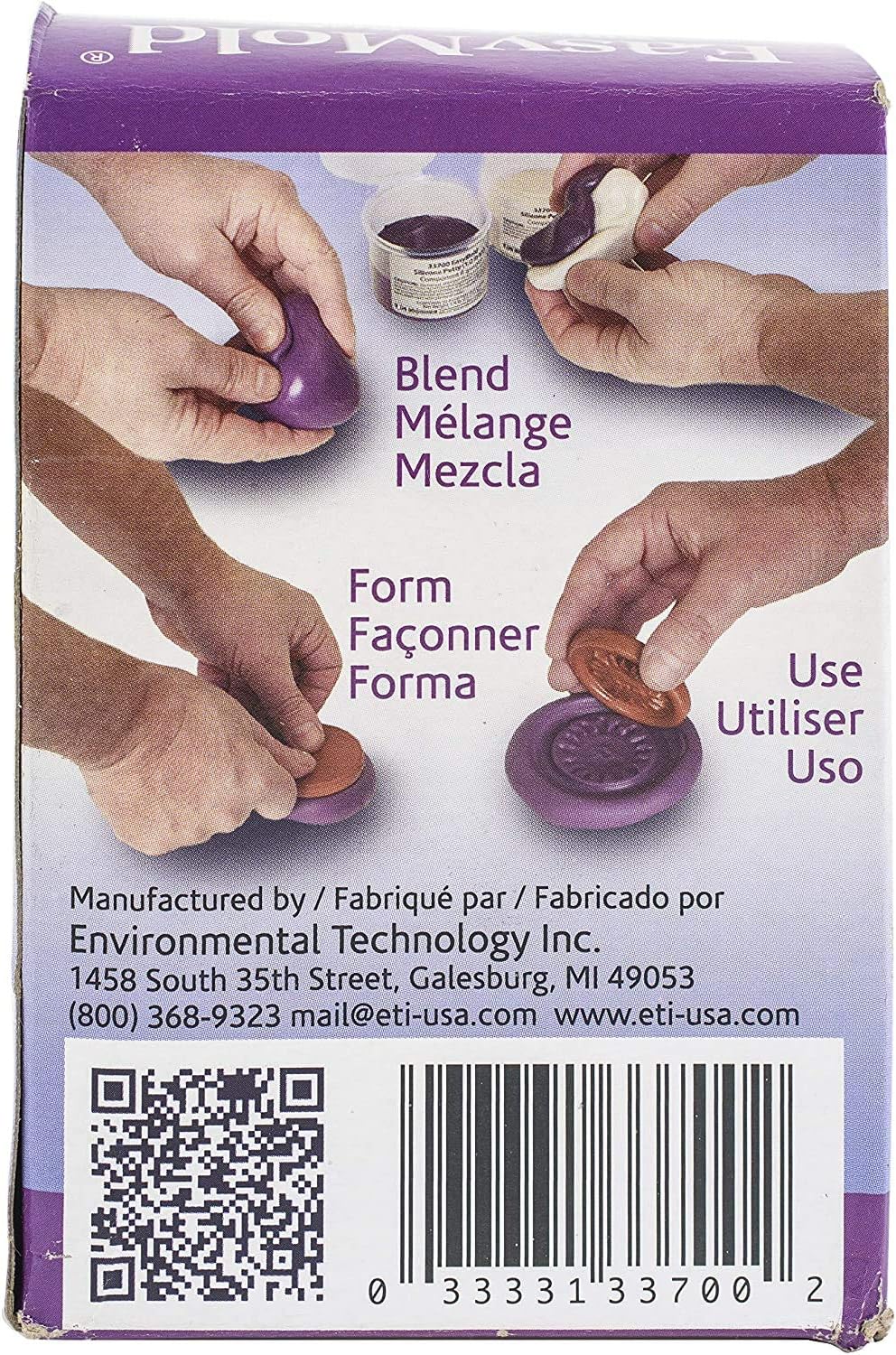 Environmental Technology 1/2-Pound Kit Casting' Craft Easymold Silicone Putty