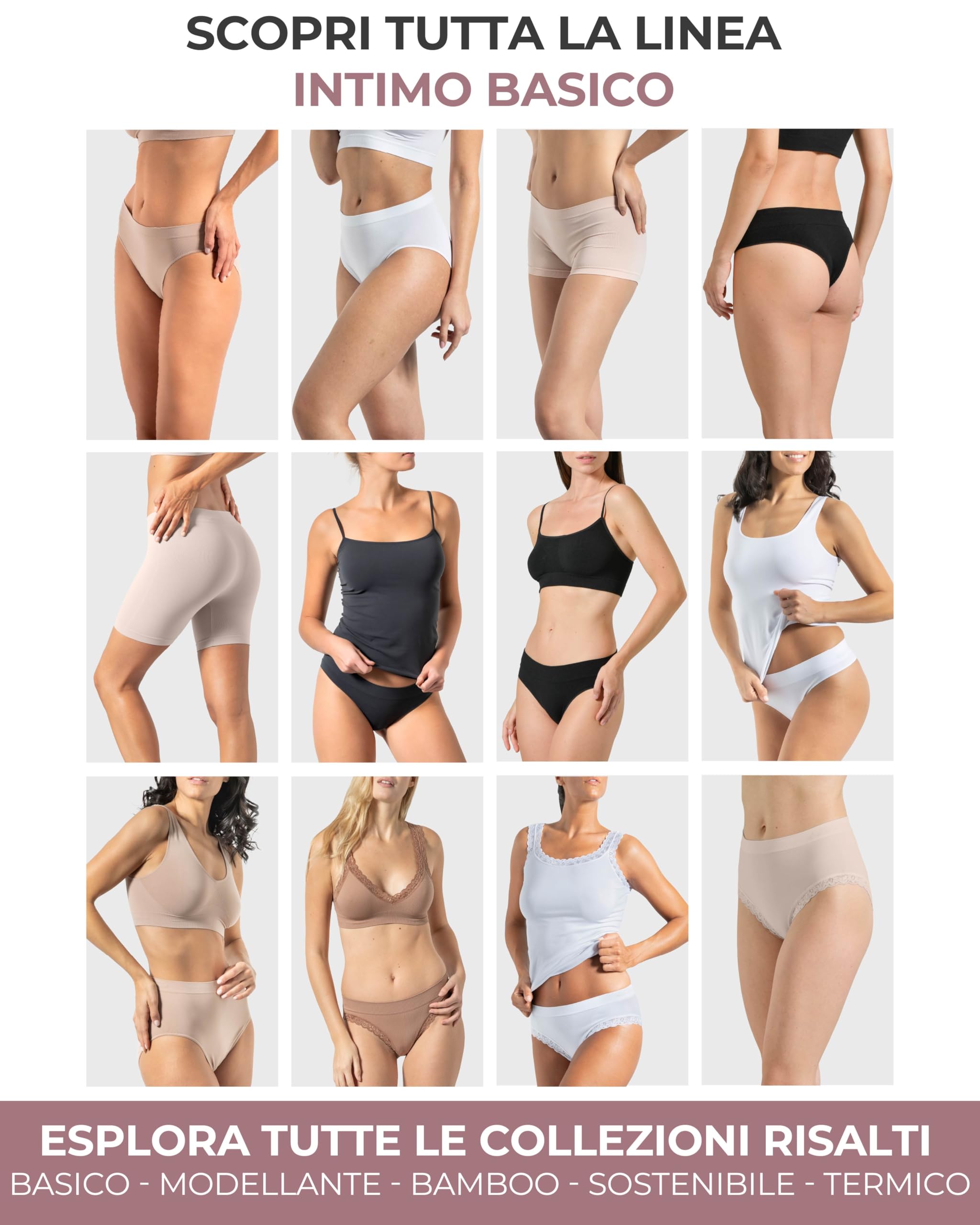 Risalti Pantaloncini Antisfregamento Cosce Donna Microfibra 3 Pz – Shorts Elasticizzati Comodi, Pantaloncini Sottogonna Donna Senza Cuciture ed Etichette, Intimo Traspirante – Made in Italy