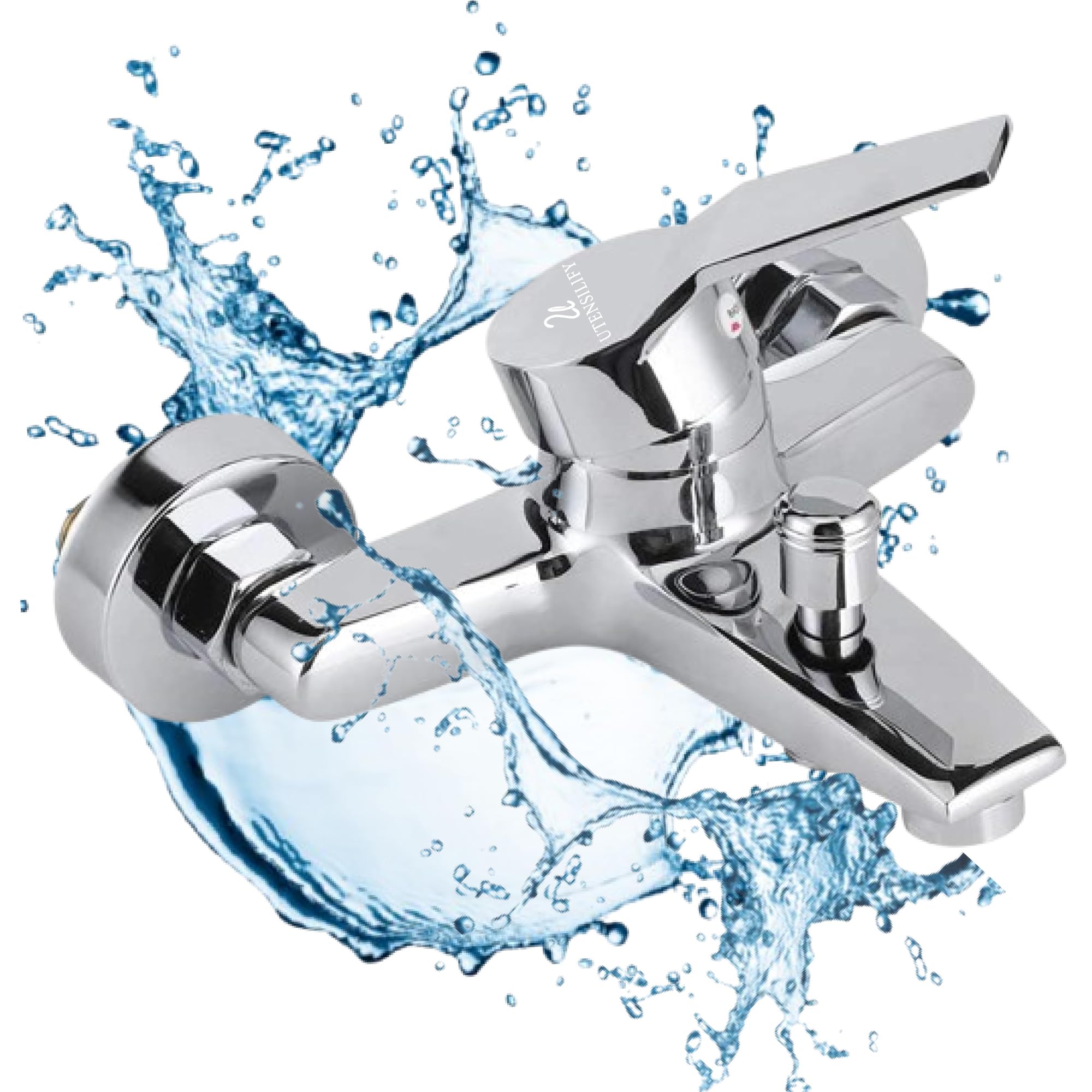 Grifo Ducha UTENSILIFY® Grifo Bañera con Codos para AJUSTAR A DIFERENTES MEDIDAS|Grifos de Ducha|Grifos Baño|Monomando Bañera|grifo Monomando Ducha|Griferia Ducha