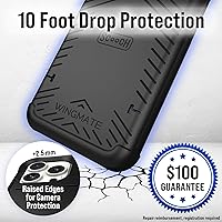 Vista 5 de Scooch Wingmate - Funda para iPhone 14 Pro con tarjetero y ranura oculta para tarjetas y protección RFID para hasta 4 tarjetas, protección contra