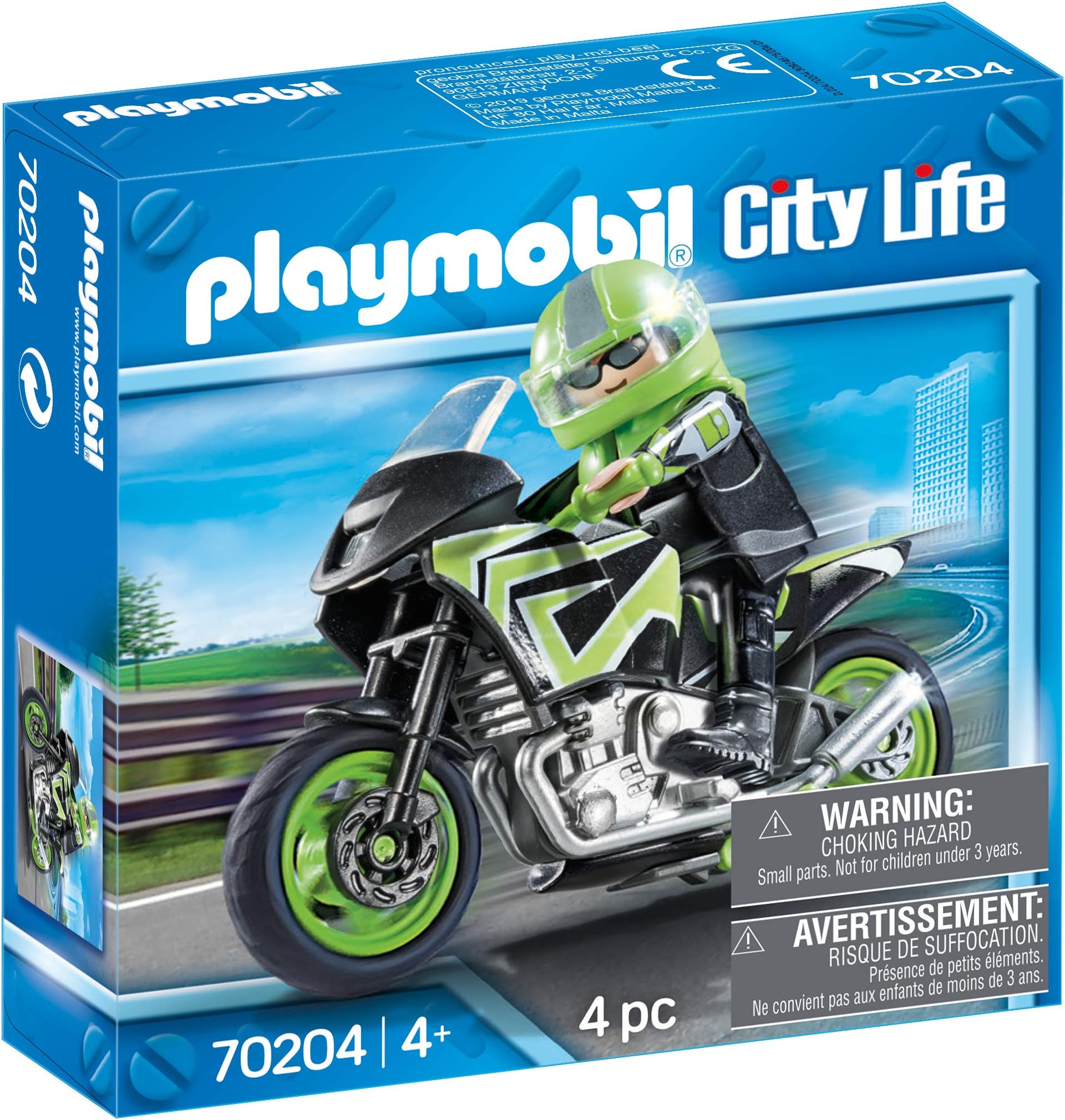 PlayMOBIL City Life 70204 Motorcycle Tour 4 Years and Up