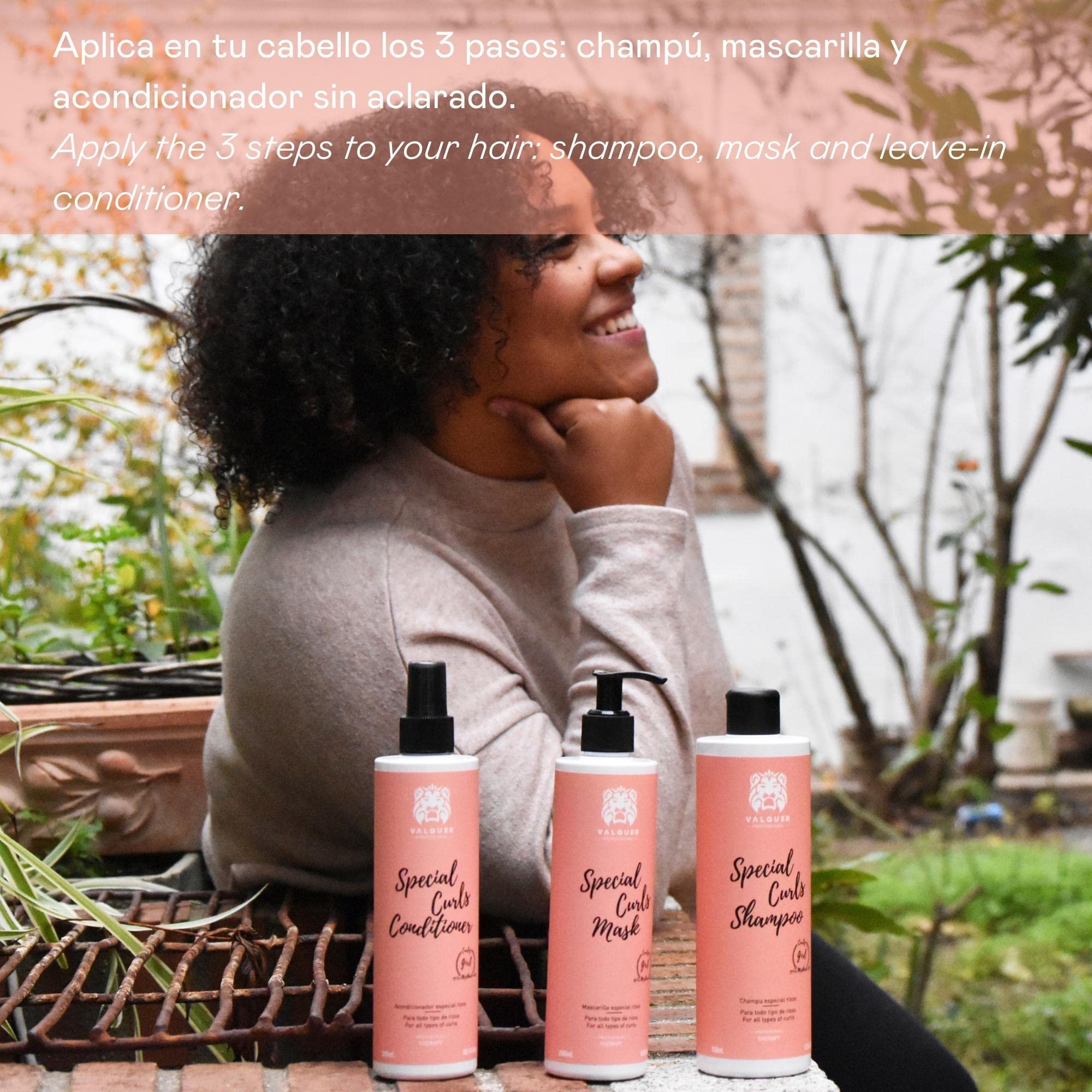 Válquer Profesional Mascarilla Especial Rizos, Método Curly Girl + Profesional Acondicionador Especial Rizos, Método Curly Girl