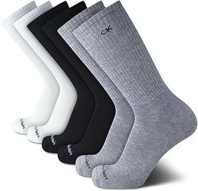 Calvin Klein Men's Cushioned Crew Socks (6-Pack)