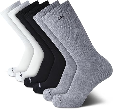 Calvin Klein Men's Cushioned Crew Socks (6-Pack)