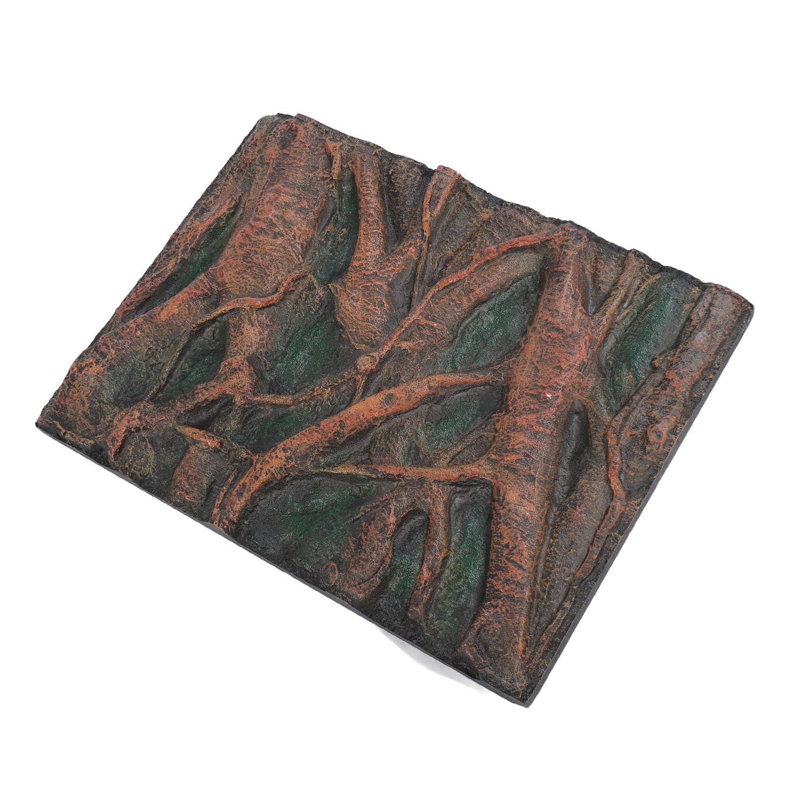 Alomejor Fondo de Acuario, Diseño de Roca 3D Realista para Pecera, Tanque de Reptiles, Material de Espuma Seguro (H)