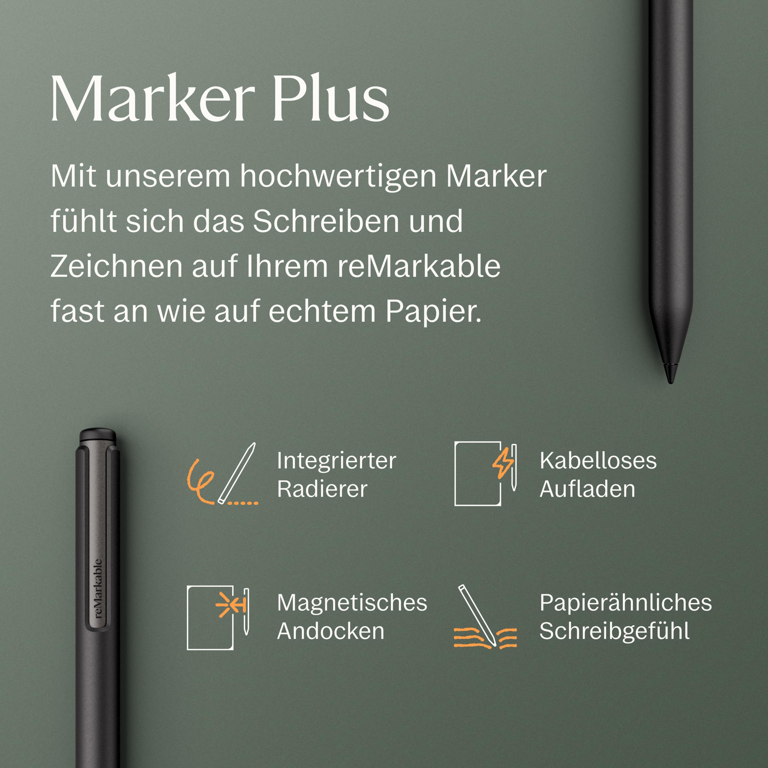 reMarkable Paper Pro 11,8-Zoll-Farbdisplay Tablet mit Leselicht und Marker Plus Pen